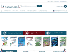 Tablet Screenshot of gbiosciences.com
